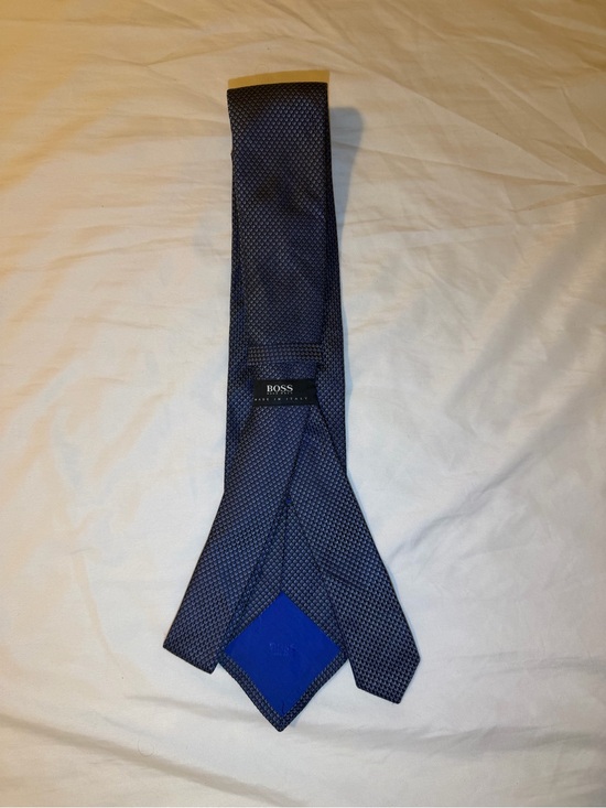 Boss Other - BOSS Navy Textured DESIGNER Silk Tie
